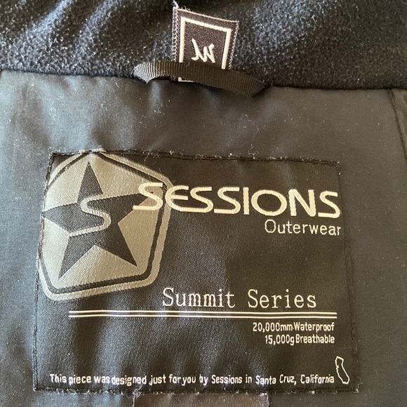 sessions black ski jacket - Picture 4 of 13
